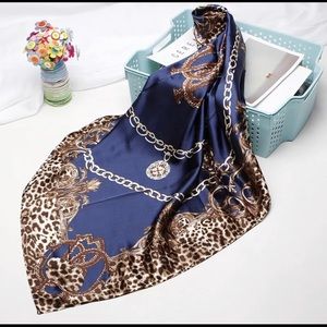 BN large satin scarf 90x90cm